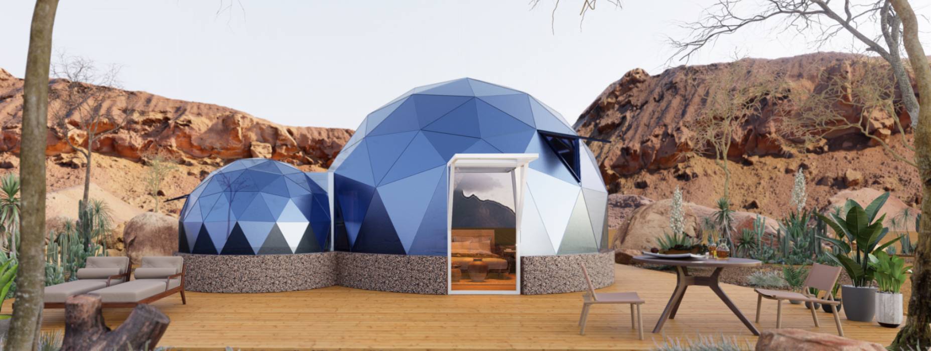 余干县球形智能光伏玻璃星空房